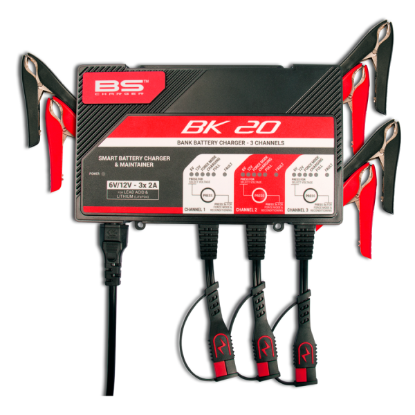 CARGADOR DE BATERÍAS BK-20 BS BATTERY - Imagen 2